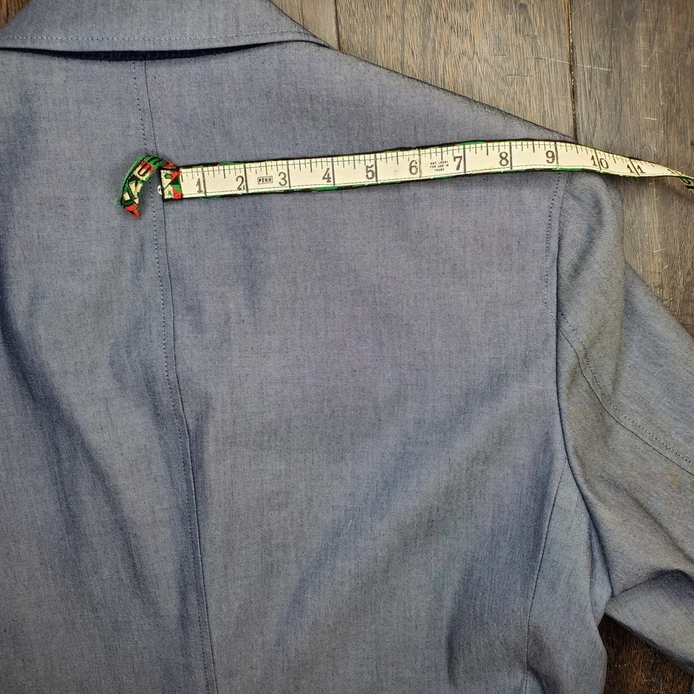 Banana Republic 44R cotton blazer jacket sport suit coat tailored fit